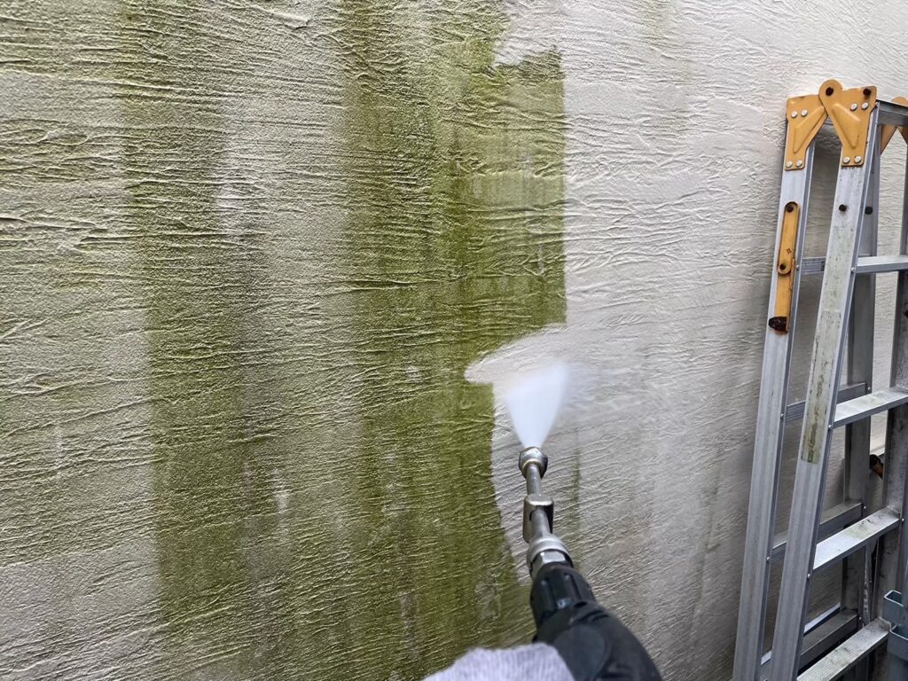 壁高圧ジェット洗浄