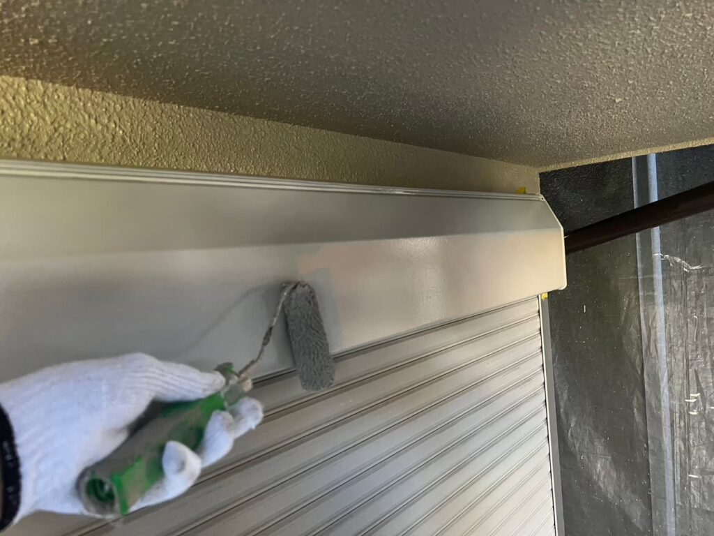 シャッターＢＯＸ仕上げ２回目