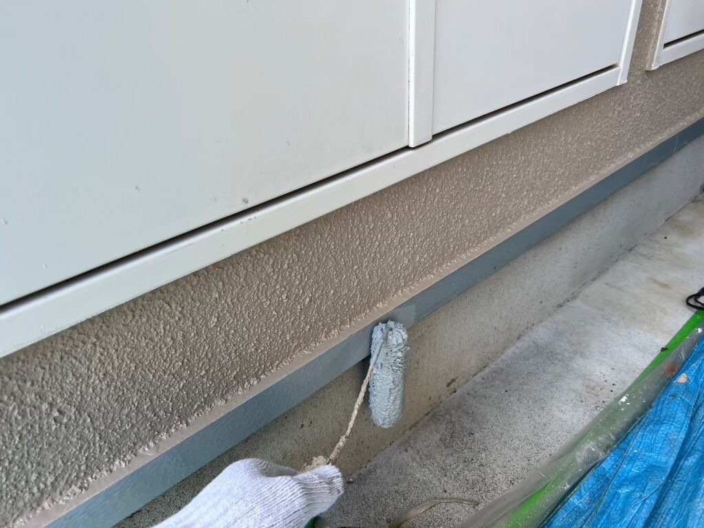 水切りさび止め塗布