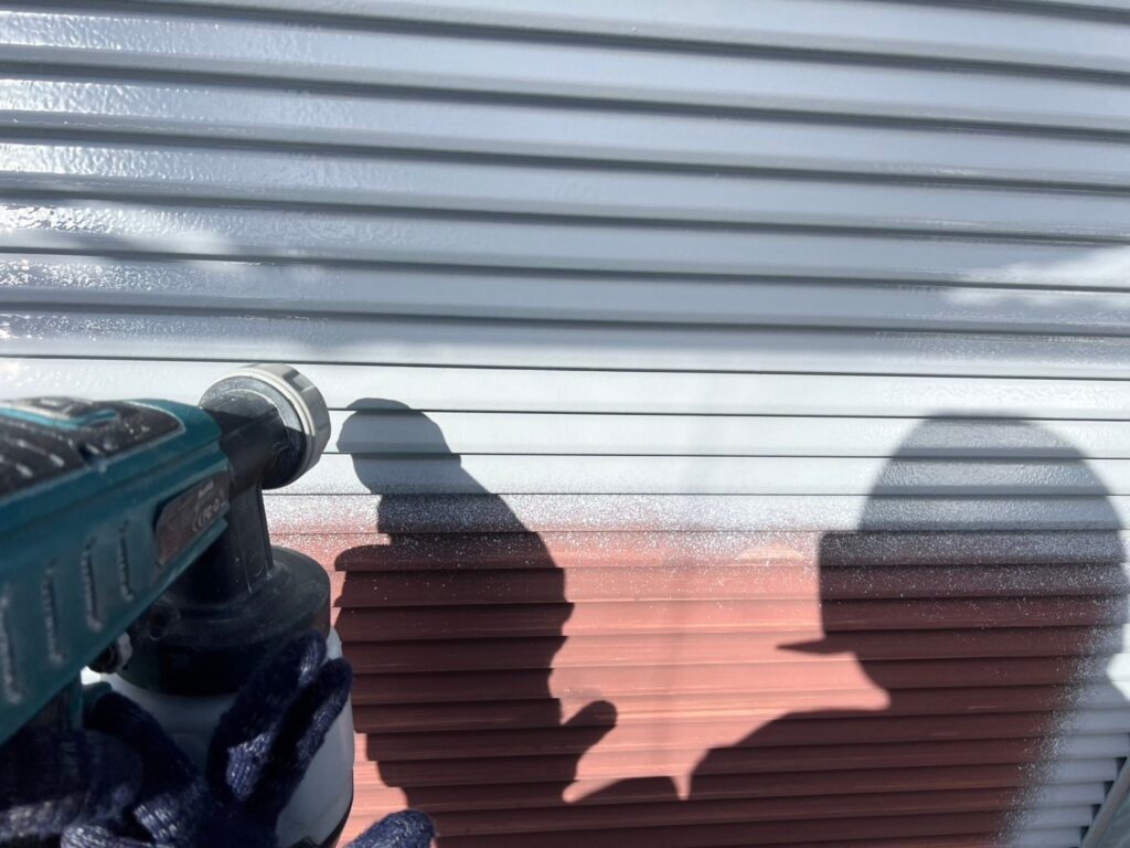 雨戸サビ止め塗布