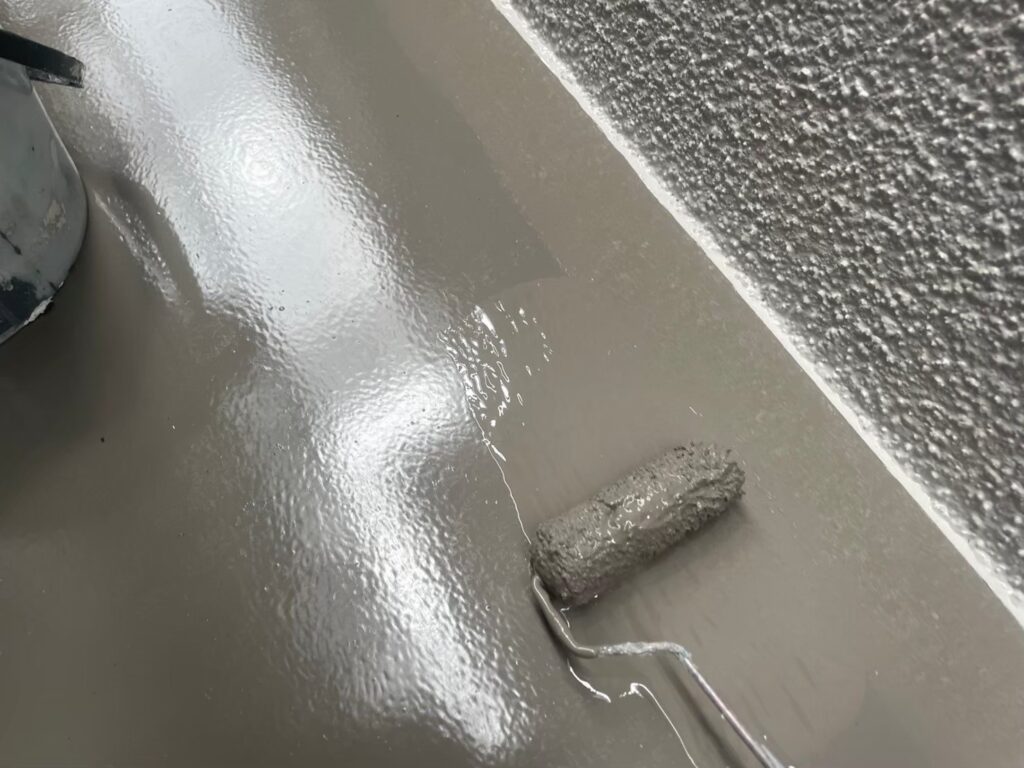 庇仕上げ２回目