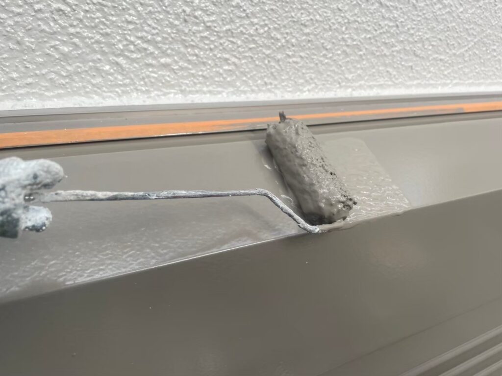 シャッターＢＯＸ仕上げ２回目