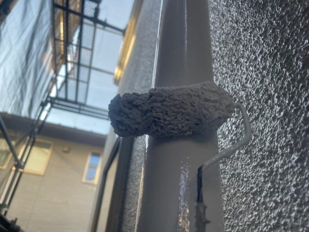 雨樋仕上げ２回目