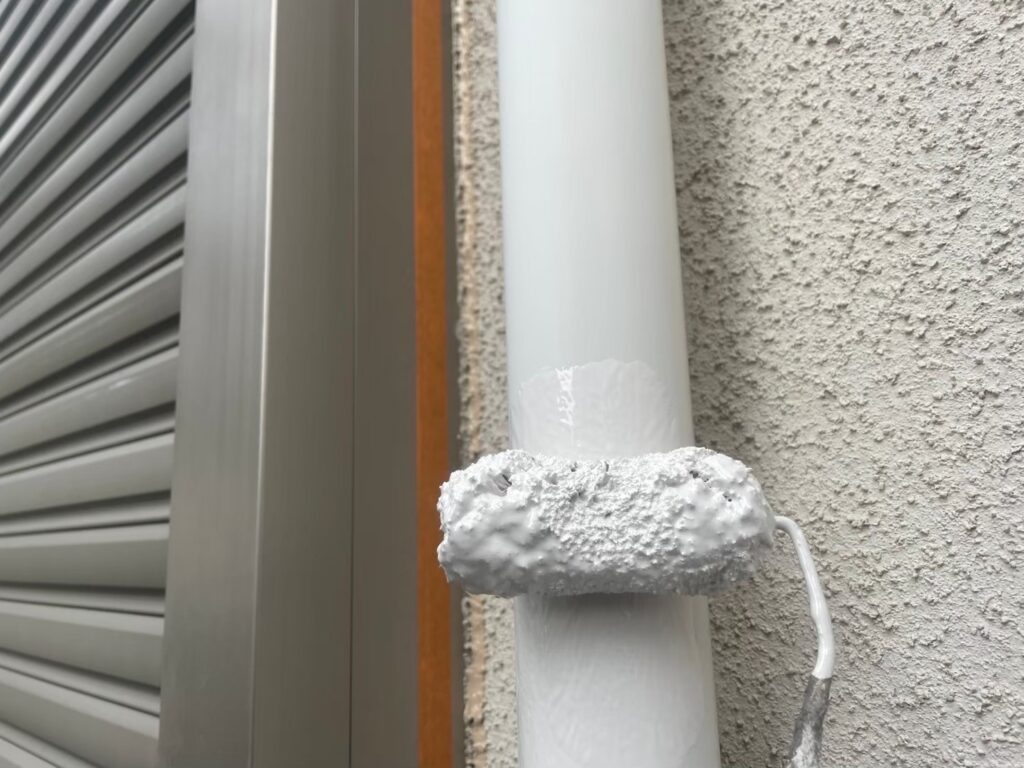 雨樋仕上げ１回目
