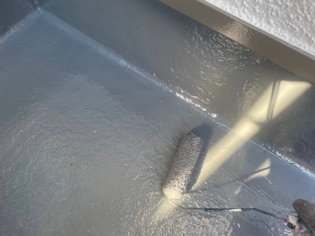 トップコート上塗り