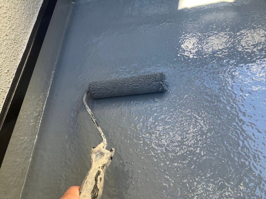 トップコート上塗り