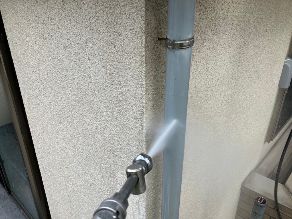 雨樋高圧ジェット洗浄