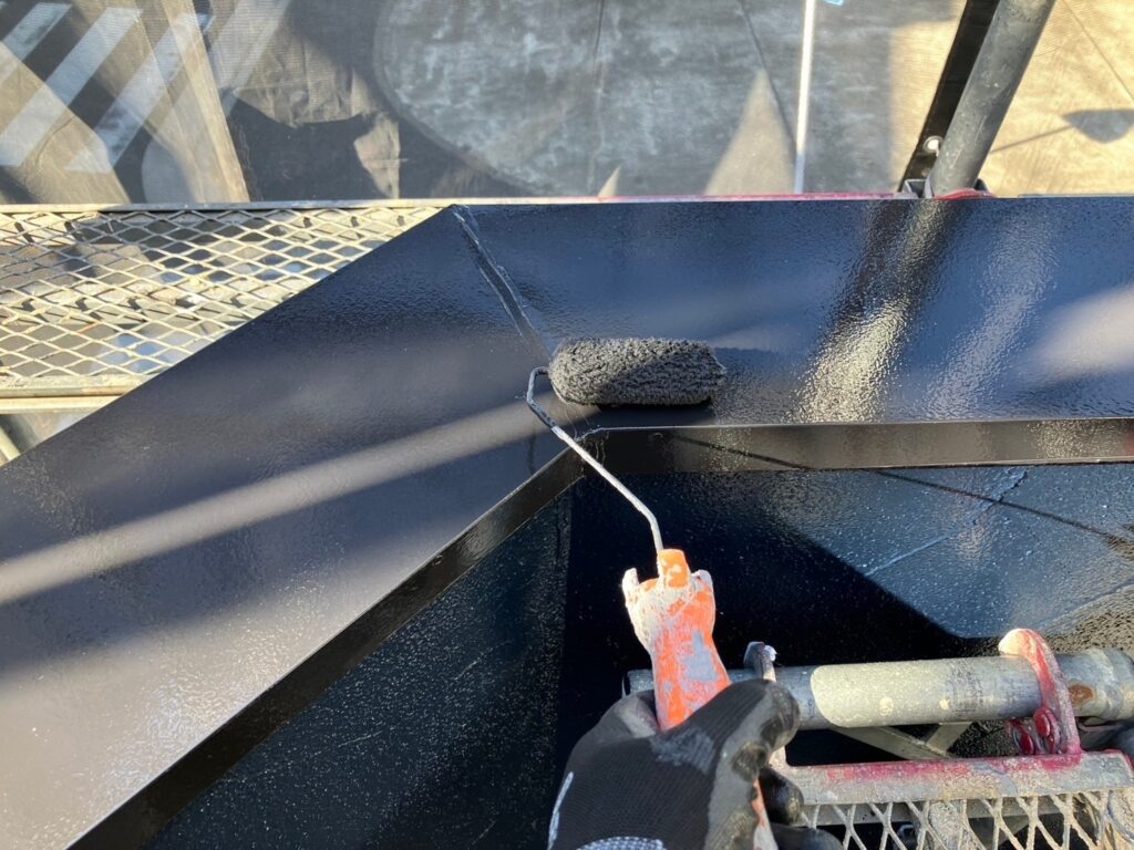 笠木仕上げ２回目