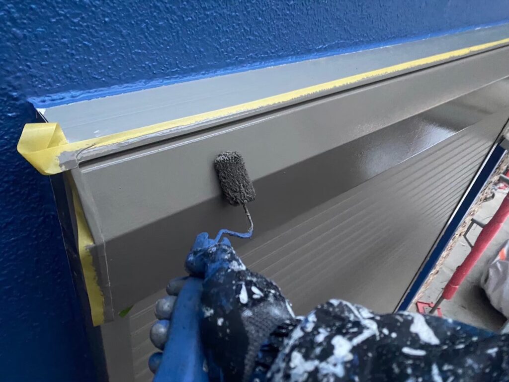 シャッターＢＯＸ仕上げ２回目