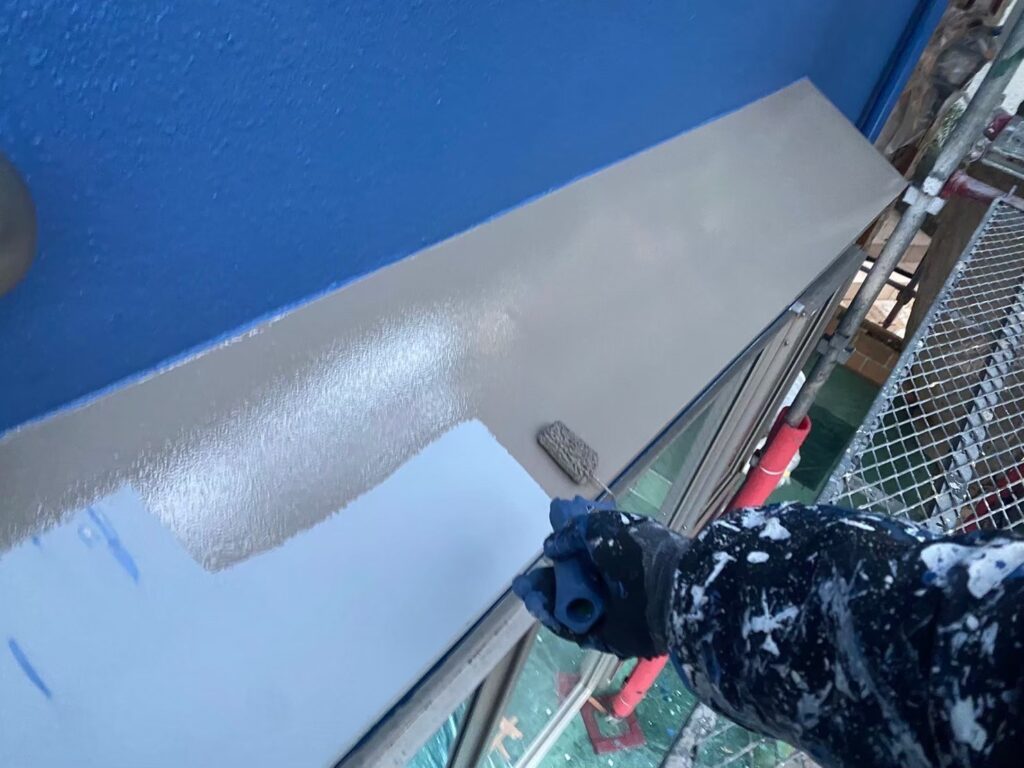 出窓板金仕上げ1回目