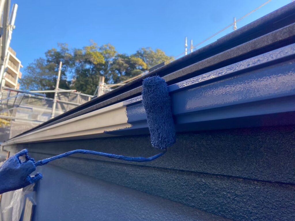 軒樋仕上げ１回目