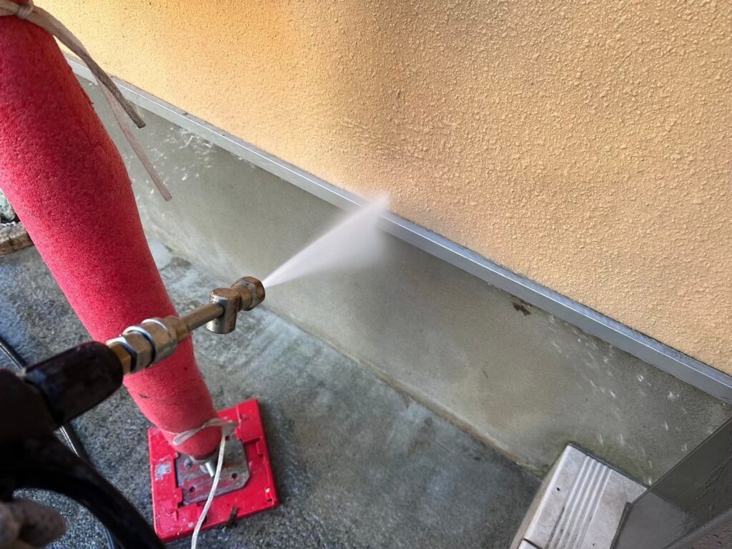 水切り高圧ジェット洗浄