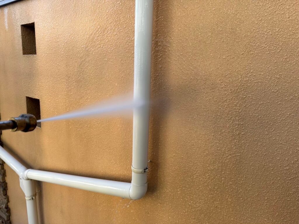 雨どい高圧ジェット洗浄