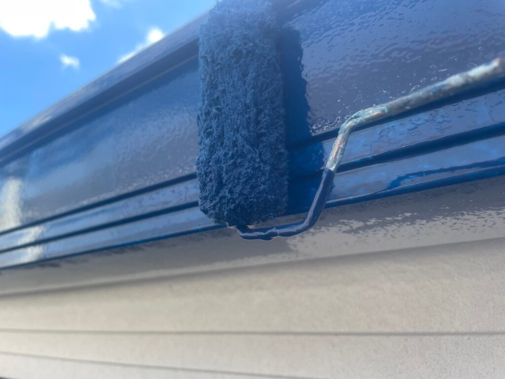 軒樋仕上げ２回目