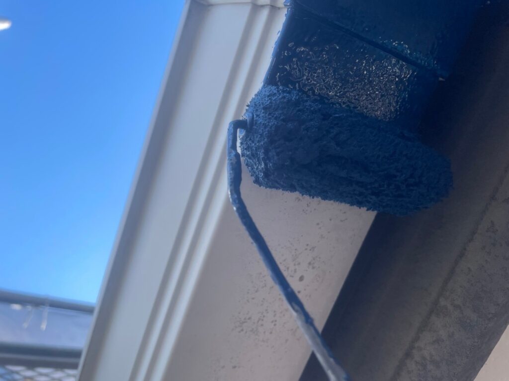 軒樋仕上げ１回目