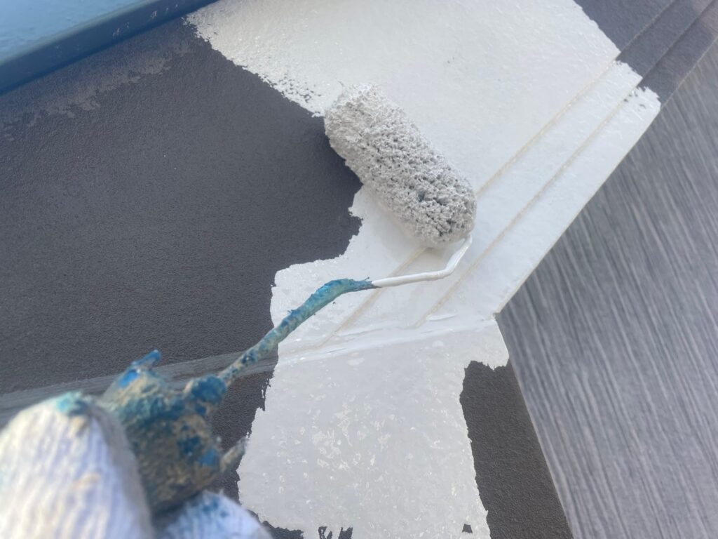 破風板仕上げ１回目