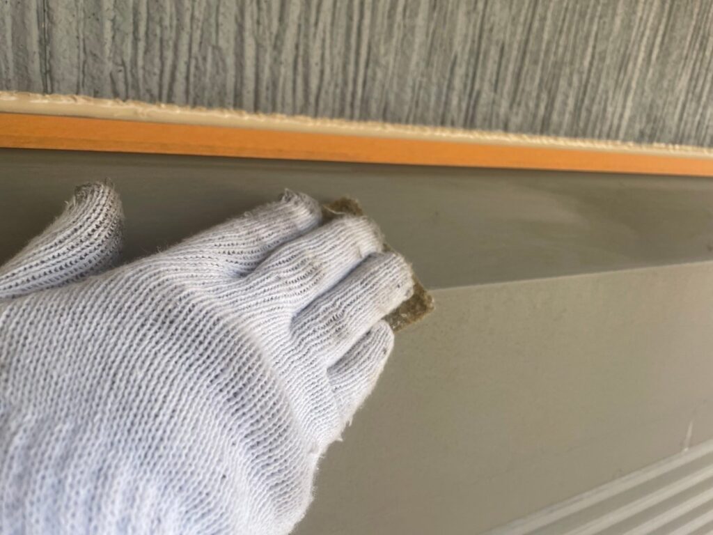 シャッターＢＯＸ素地調整