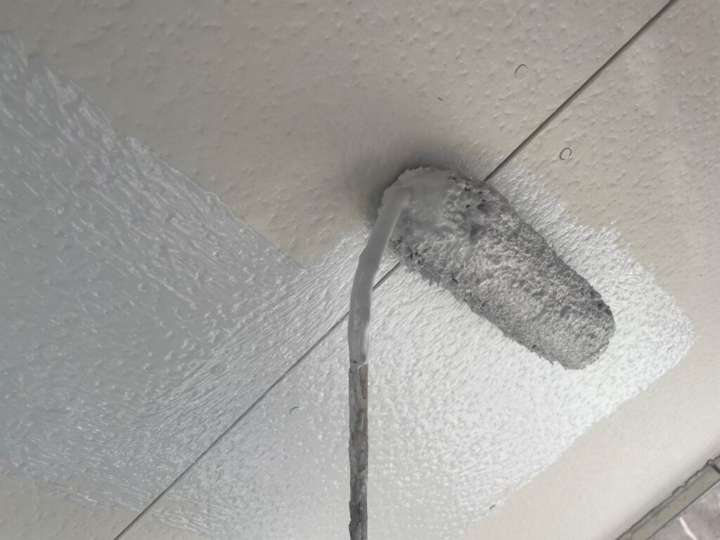 軒天仕上げ１回目