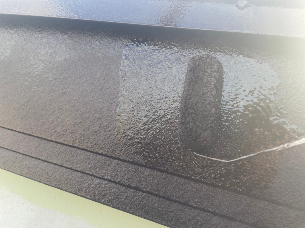 破風板仕上げ２回目