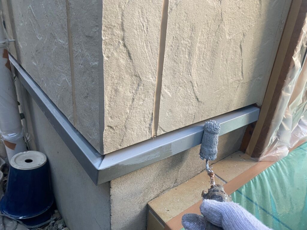 水切りさび止め塗布