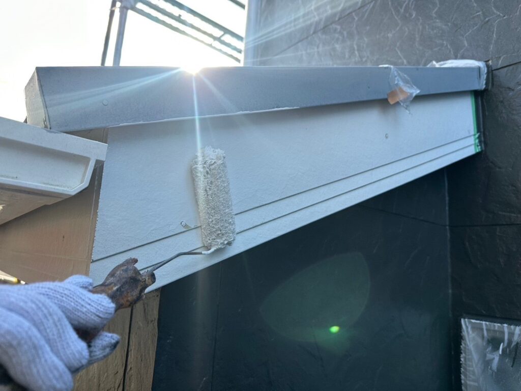 破風板仕上げ１回目