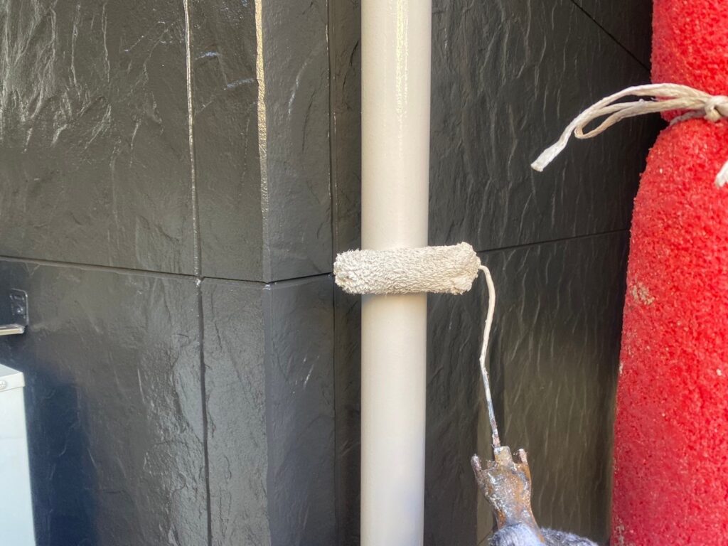 雨樋仕上げ１回目