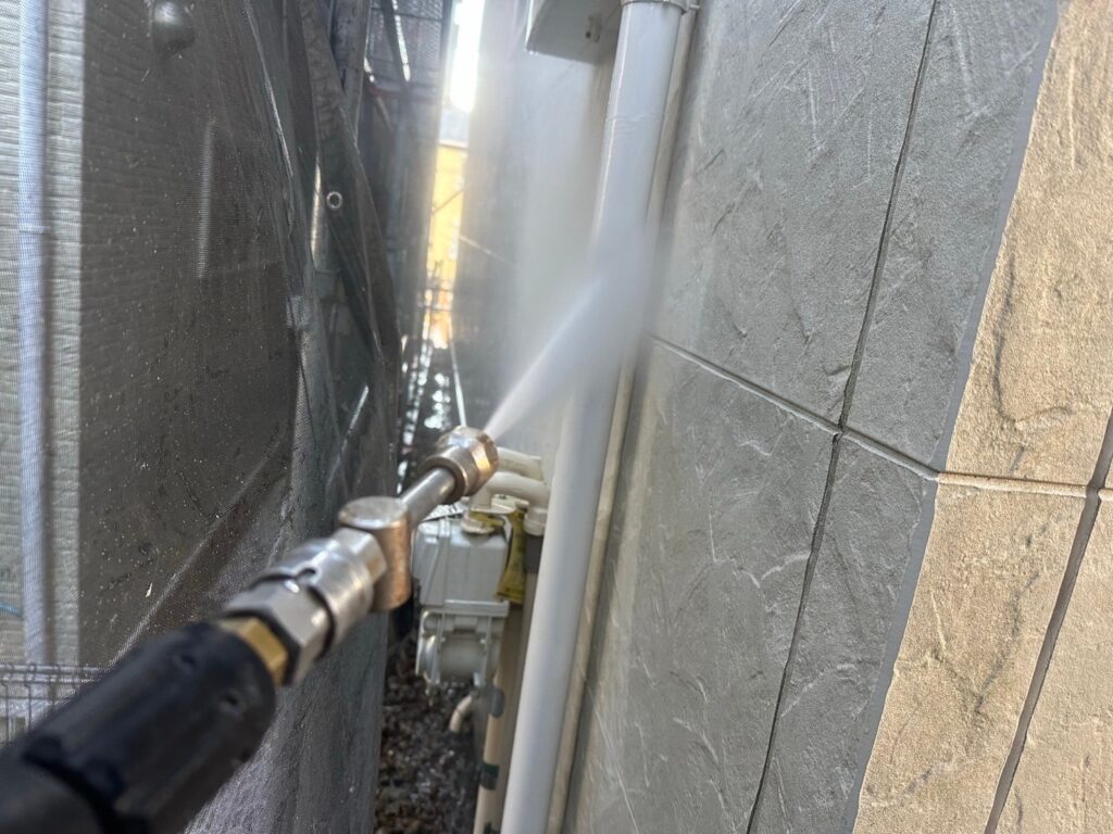 雨樋高圧ジェット洗浄