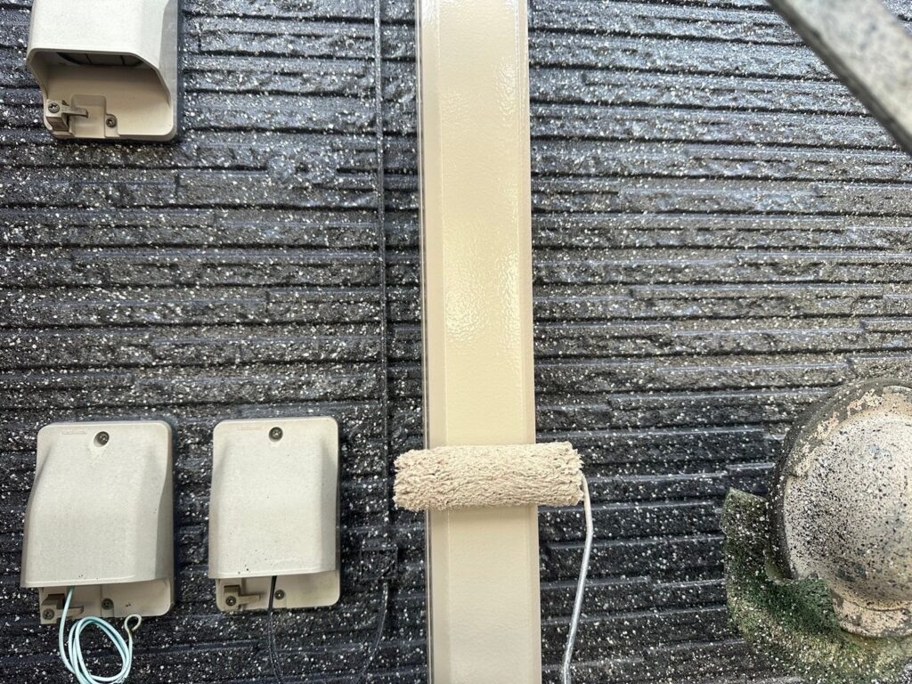 雨どい仕上げ２回目