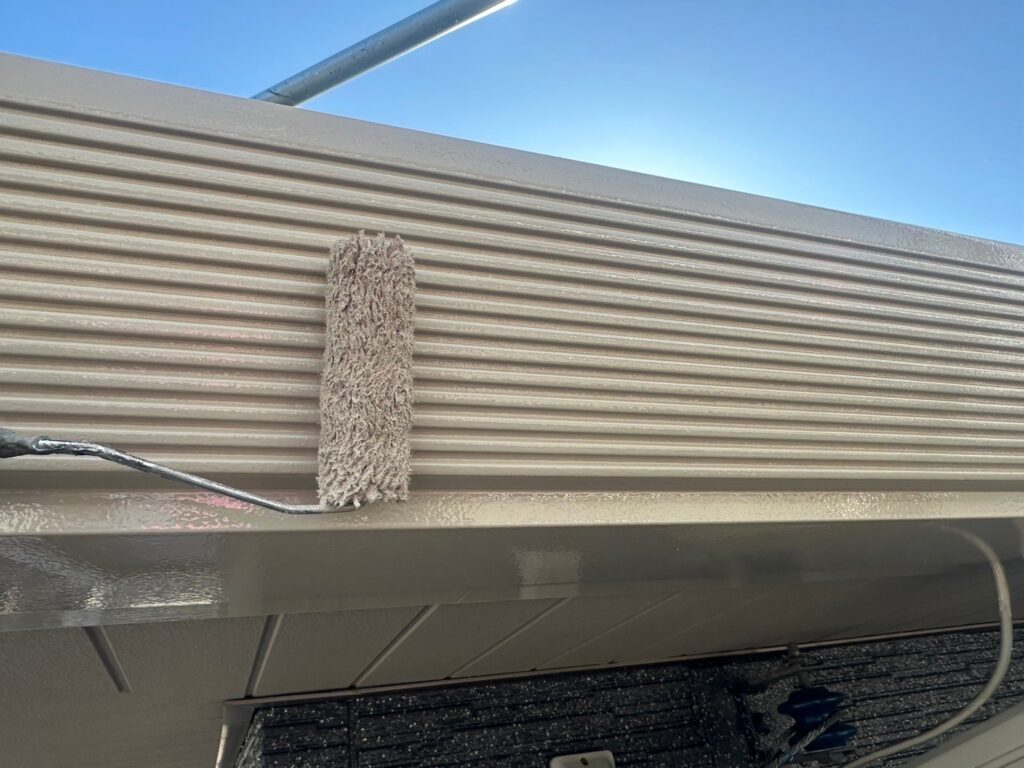 軒樋仕上げ２回目