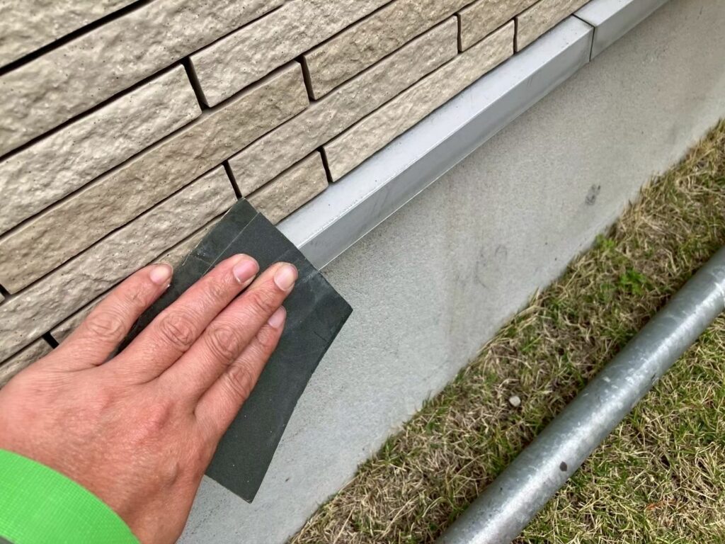 水切り素地調整