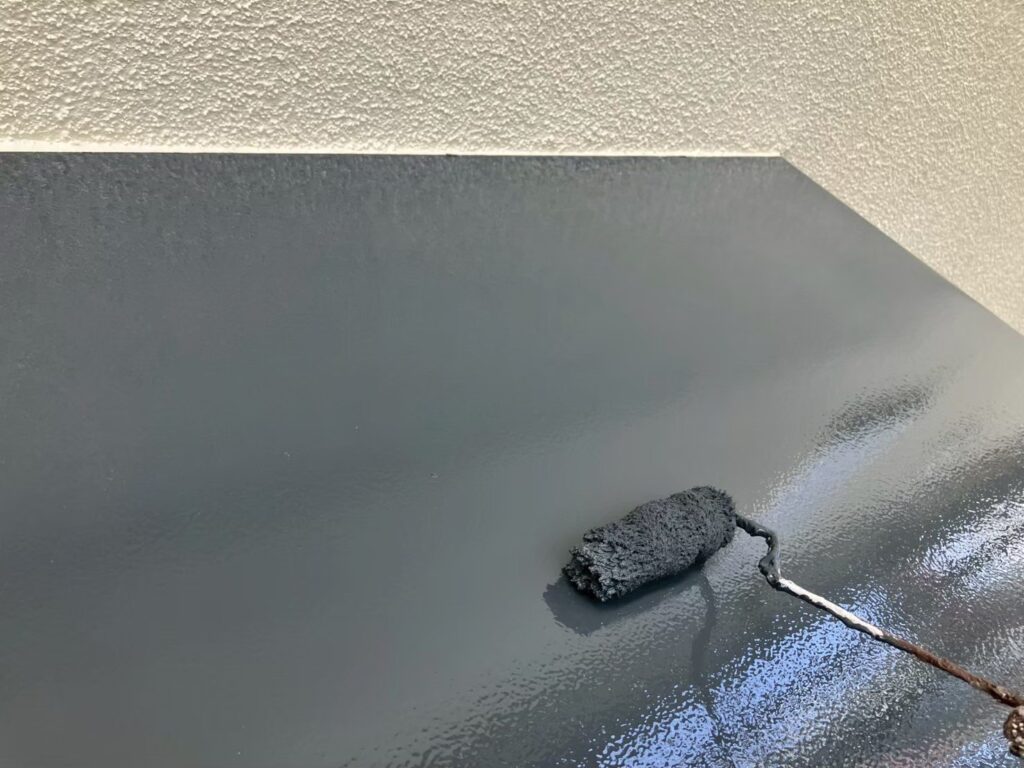 庇仕上げ２回目