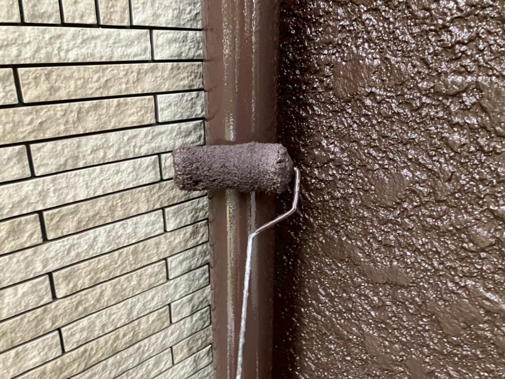 雨樋仕上げ２回目