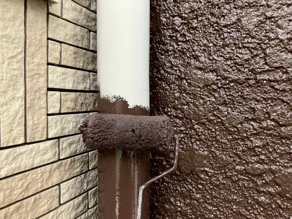 雨樋仕上げ１回目