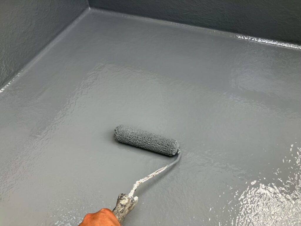 トップコート上塗り