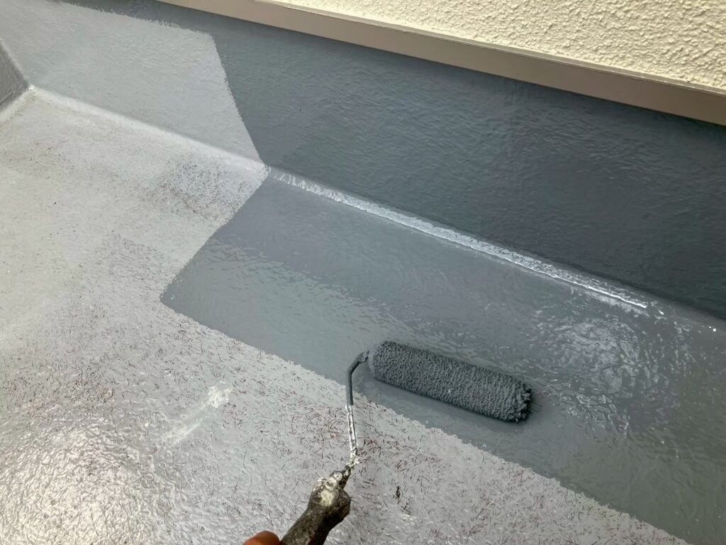 トップコート中塗り