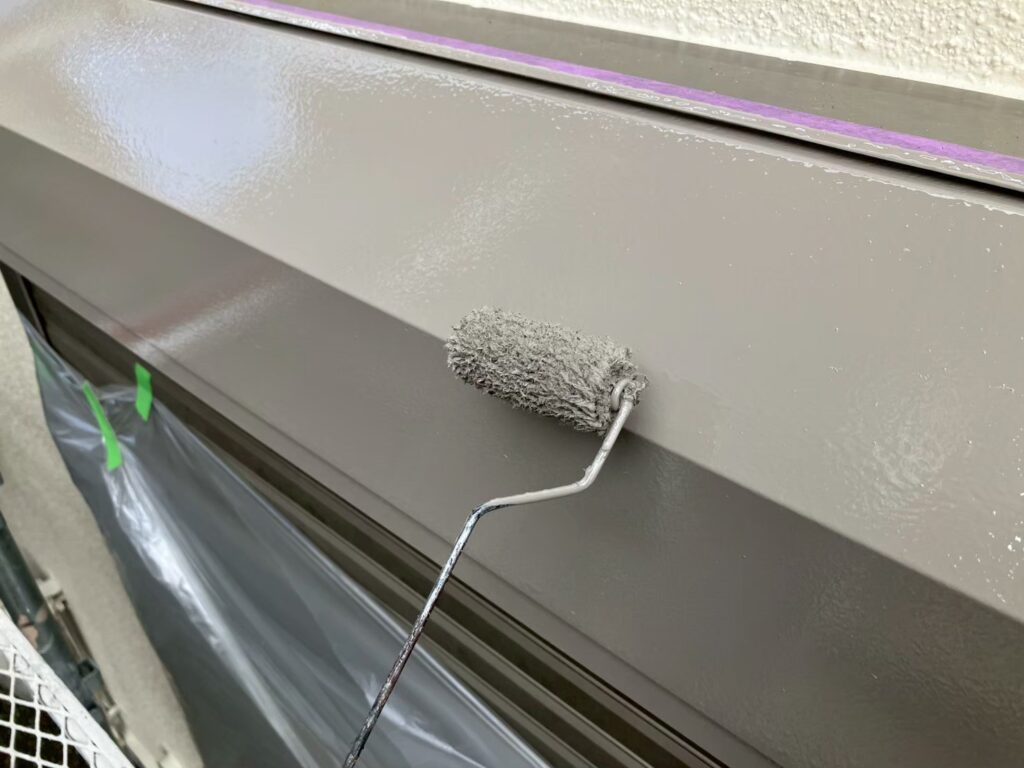 シャッターＢＯＸ仕上げ２回目