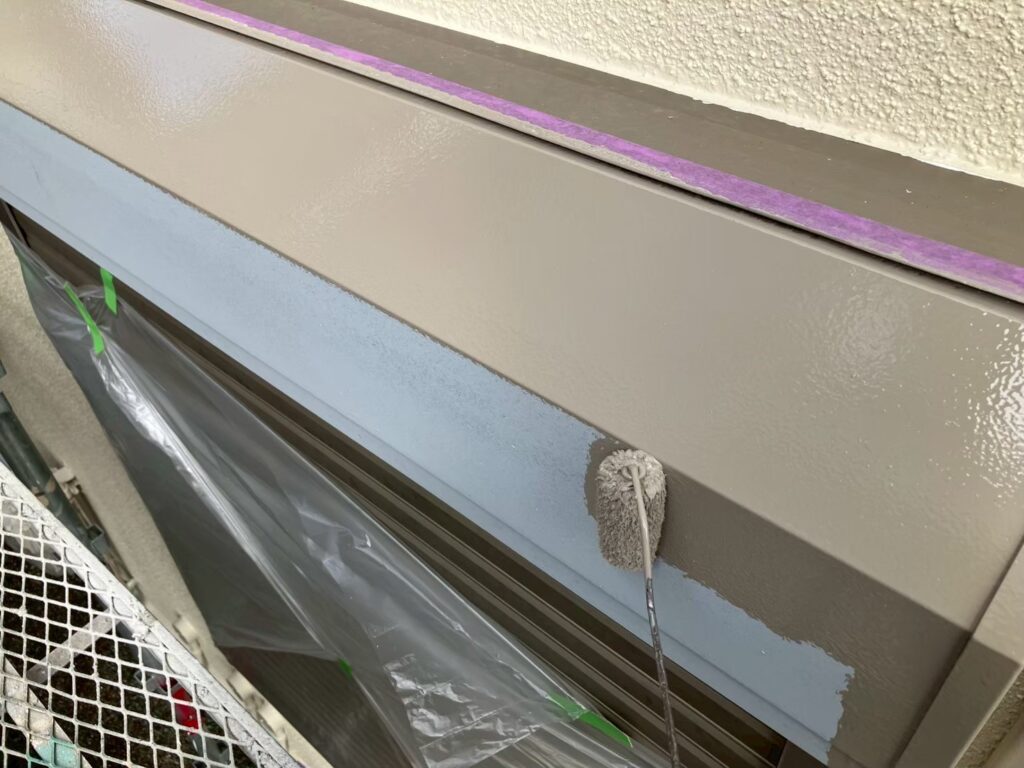 シャッターＢＯＸ仕上げ１回目