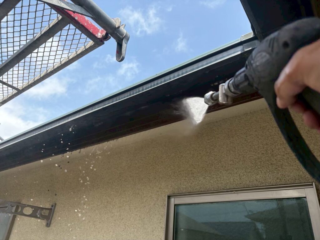 鼻隠し高圧ジェット洗浄