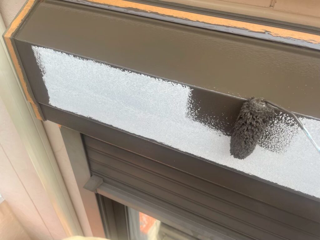 シャッターＢＯＸ仕上げ１回目