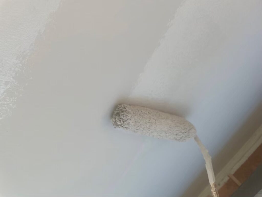 軒天仕上げ2回目