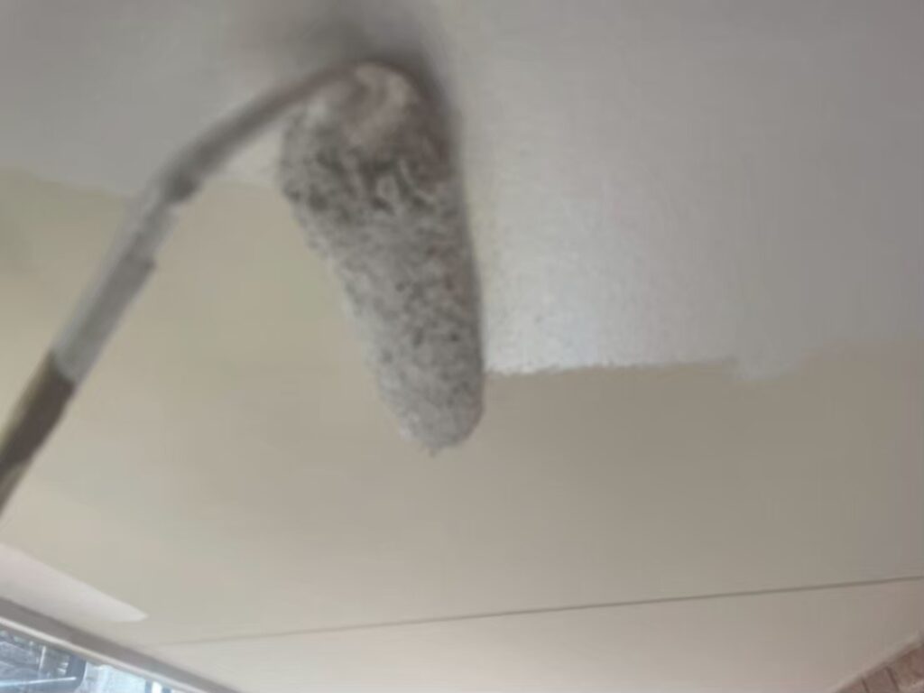 軒天仕上げ1回目