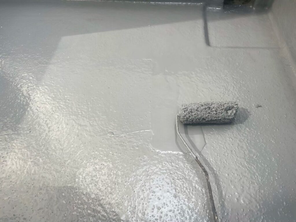 トップコート上塗り