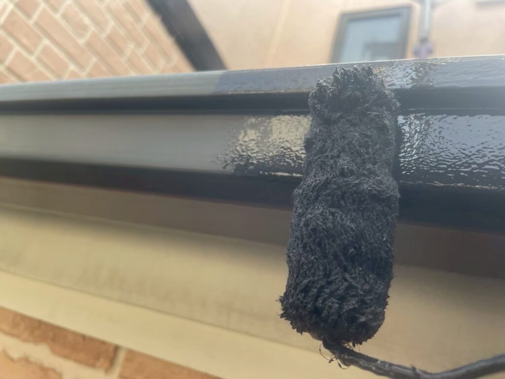 軒樋仕上げ１回目