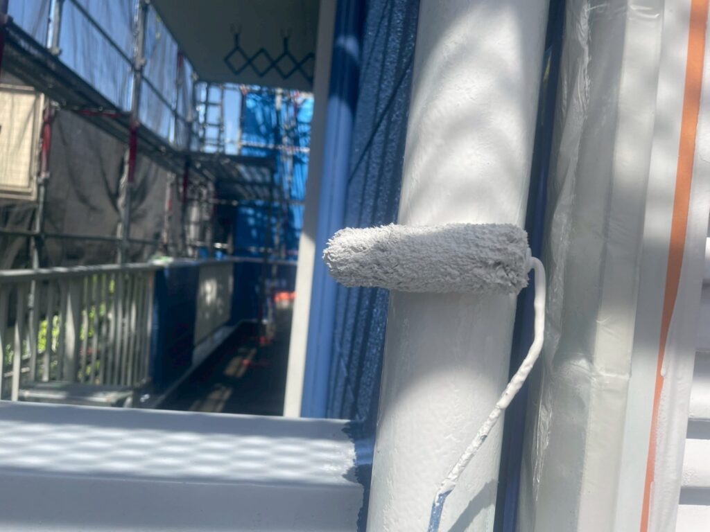 雨樋仕上げ２回目