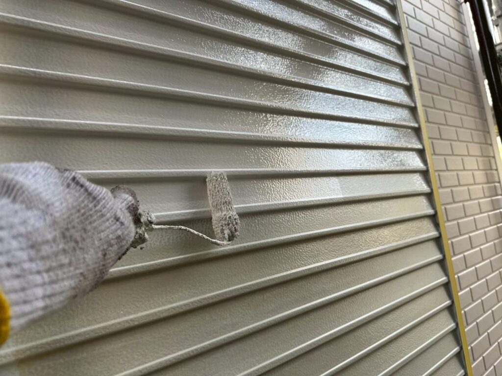 シャッターＢＯＸ仕上げ１回目