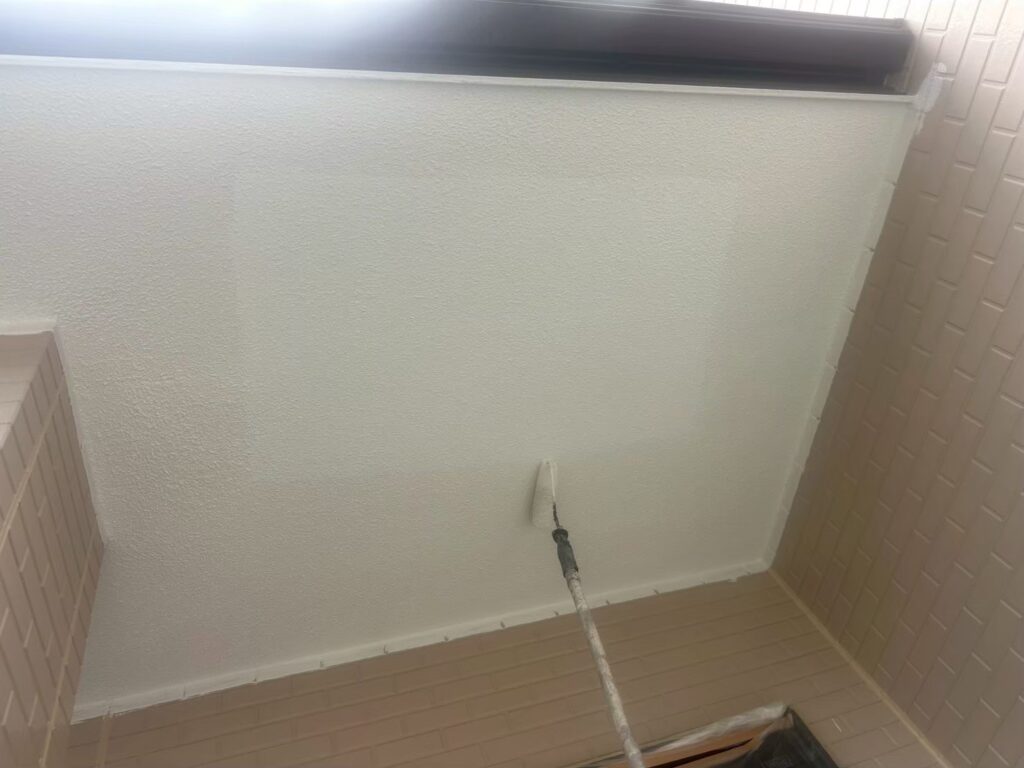 軒天仕上げ１回目