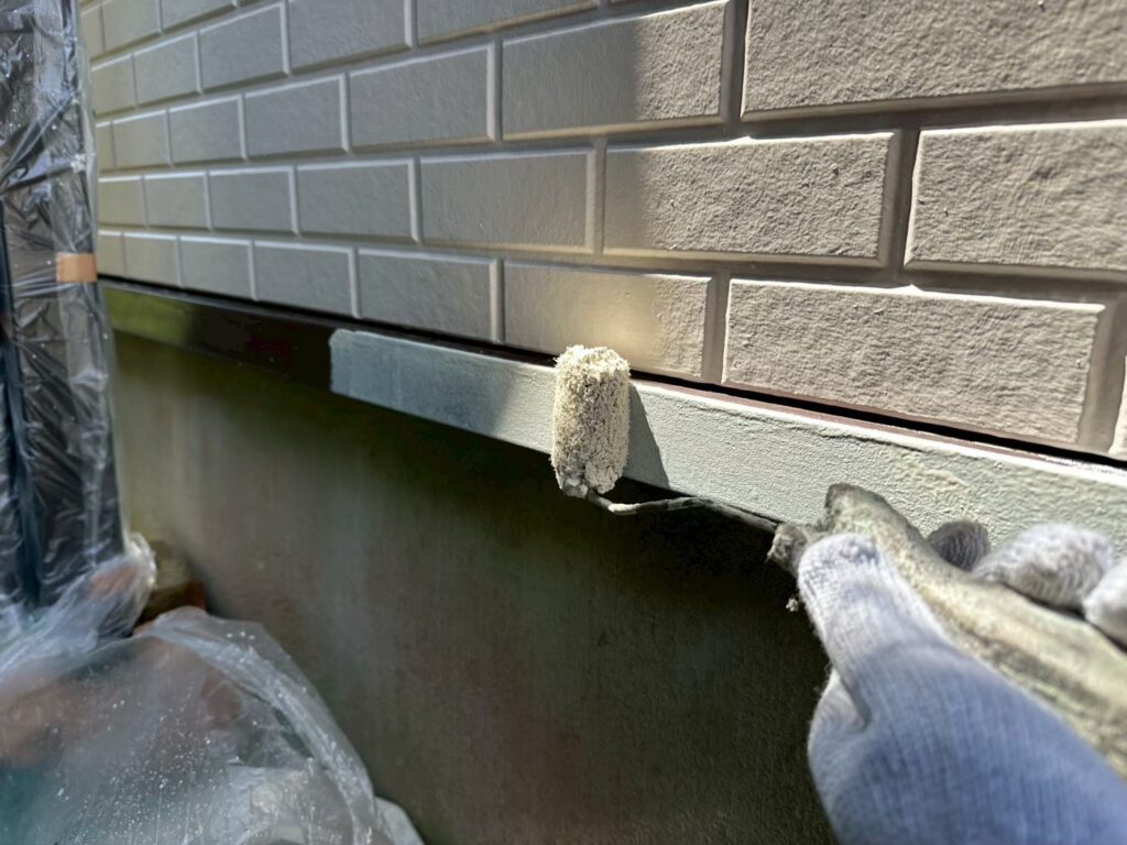 水切りさび止め塗布