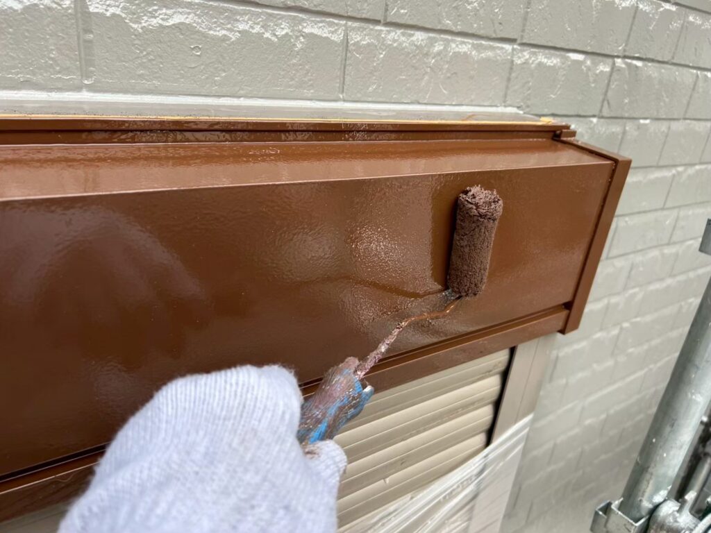 シャッターＢＯＸ仕上げ２回目