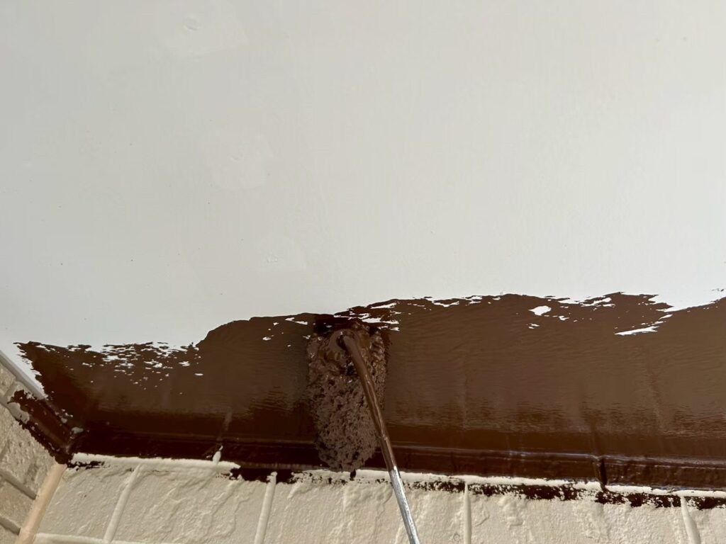 軒天仕上げ１回目