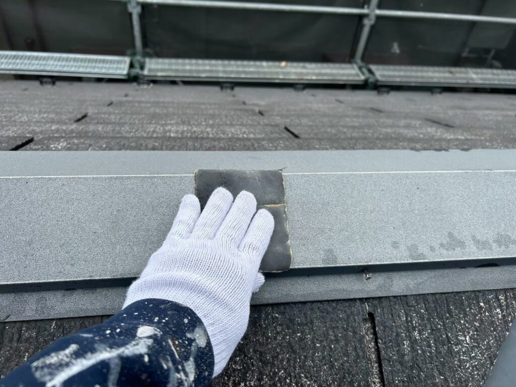 屋根板金素地調整
